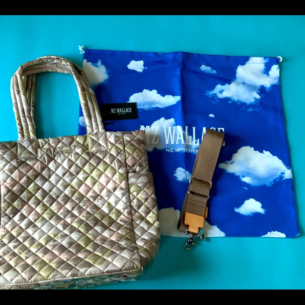 MZ Wallace Max Blush Camo w/ Travel Sleeve…